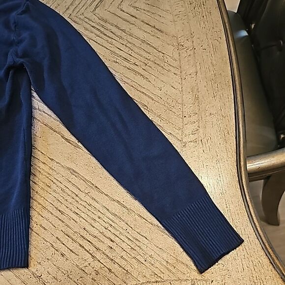 Navy cardigan jacket size S - Picture 4 of 9